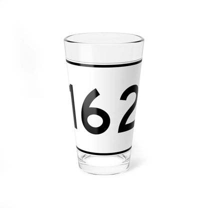 MA Route 162 (Massachusetts) (Road Sign) Pint Glass 16oz 16oz - Go Mug Yourself