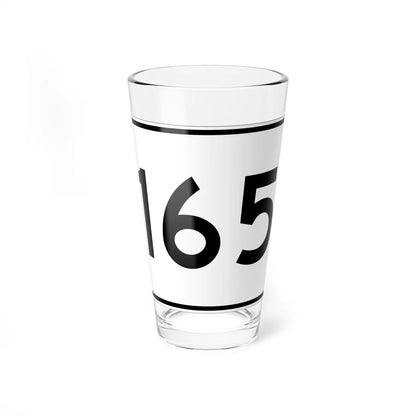 MA Route 165 (Massachusetts) (Road Sign) Pint Glass 16oz 16oz - Go Mug Yourself