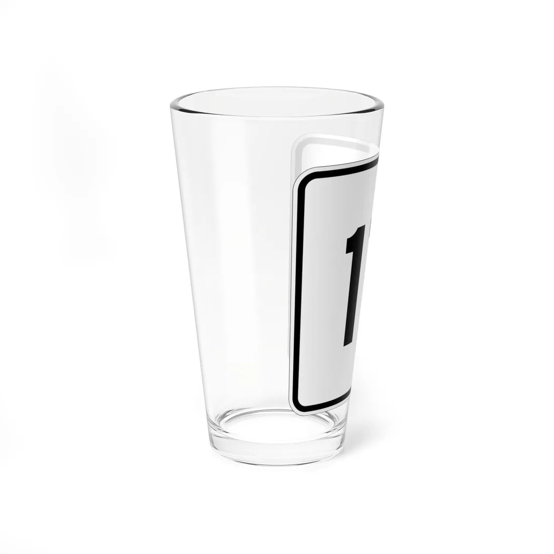 MA Route 17 (Massachusetts) (Road Sign) Pint Glass 16oz - Go Mug Yourself