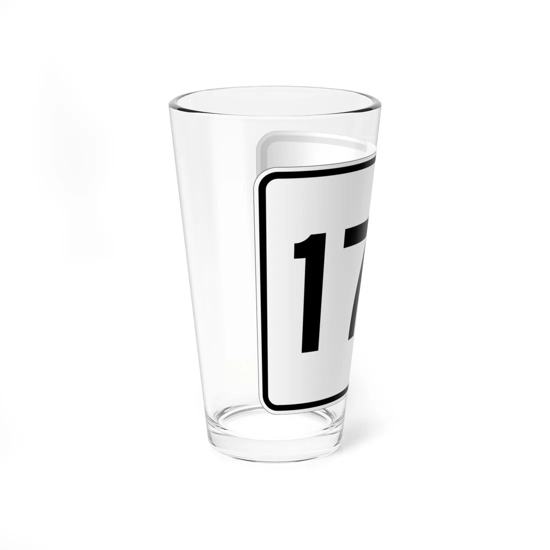 MA Route 170 (Massachusetts) (Road Sign) Pint Glass 16oz - Go Mug Yourself
