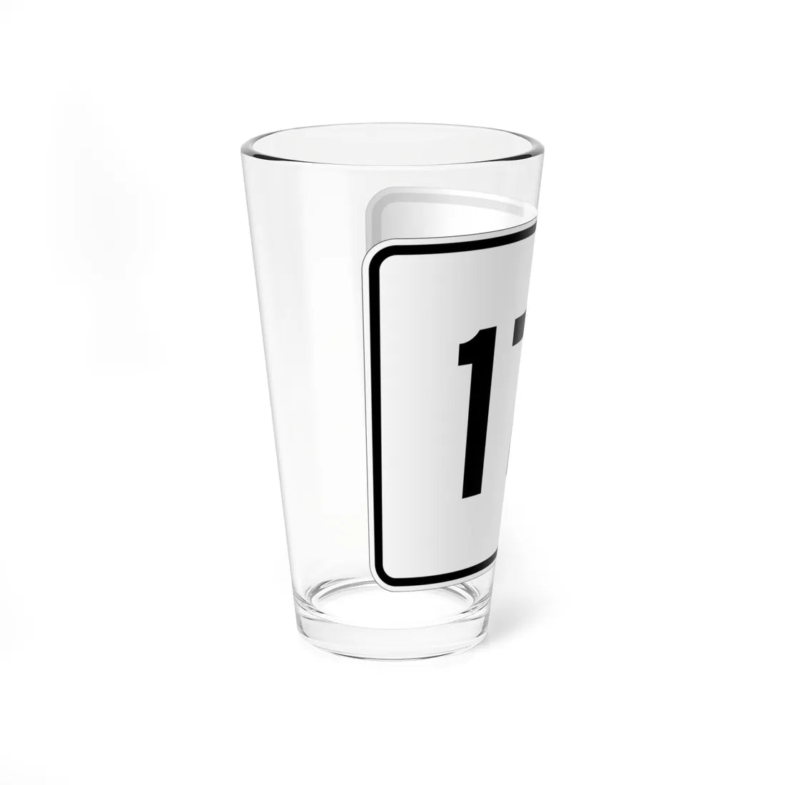 MA Route 171 (Massachusetts) (Road Sign) Pint Glass 16oz - Go Mug Yourself
