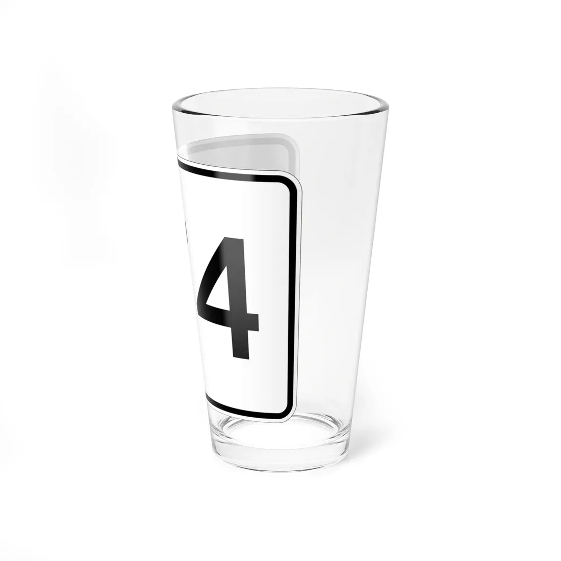 MA Route 174 (Massachusetts) (Road Sign) Pint Glass 16oz - Go Mug Yourself