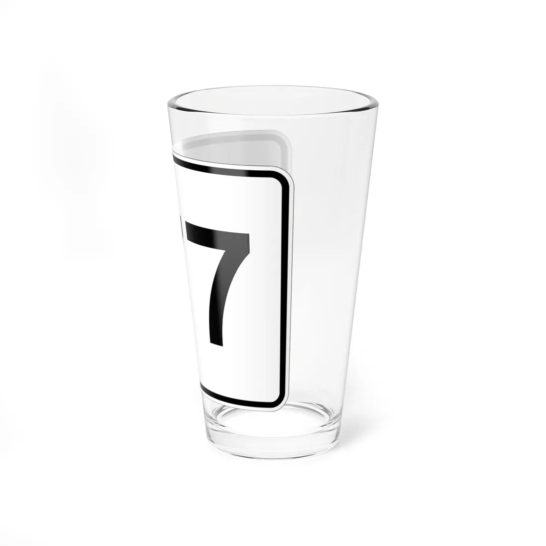 MA Route 177 (Massachusetts) (Road Sign) Pint Glass 16oz - Go Mug Yourself