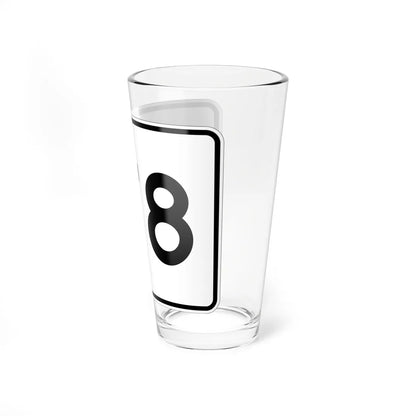 MA Route 178 (Massachusetts) (Road Sign) Pint Glass 16oz - Go Mug Yourself
