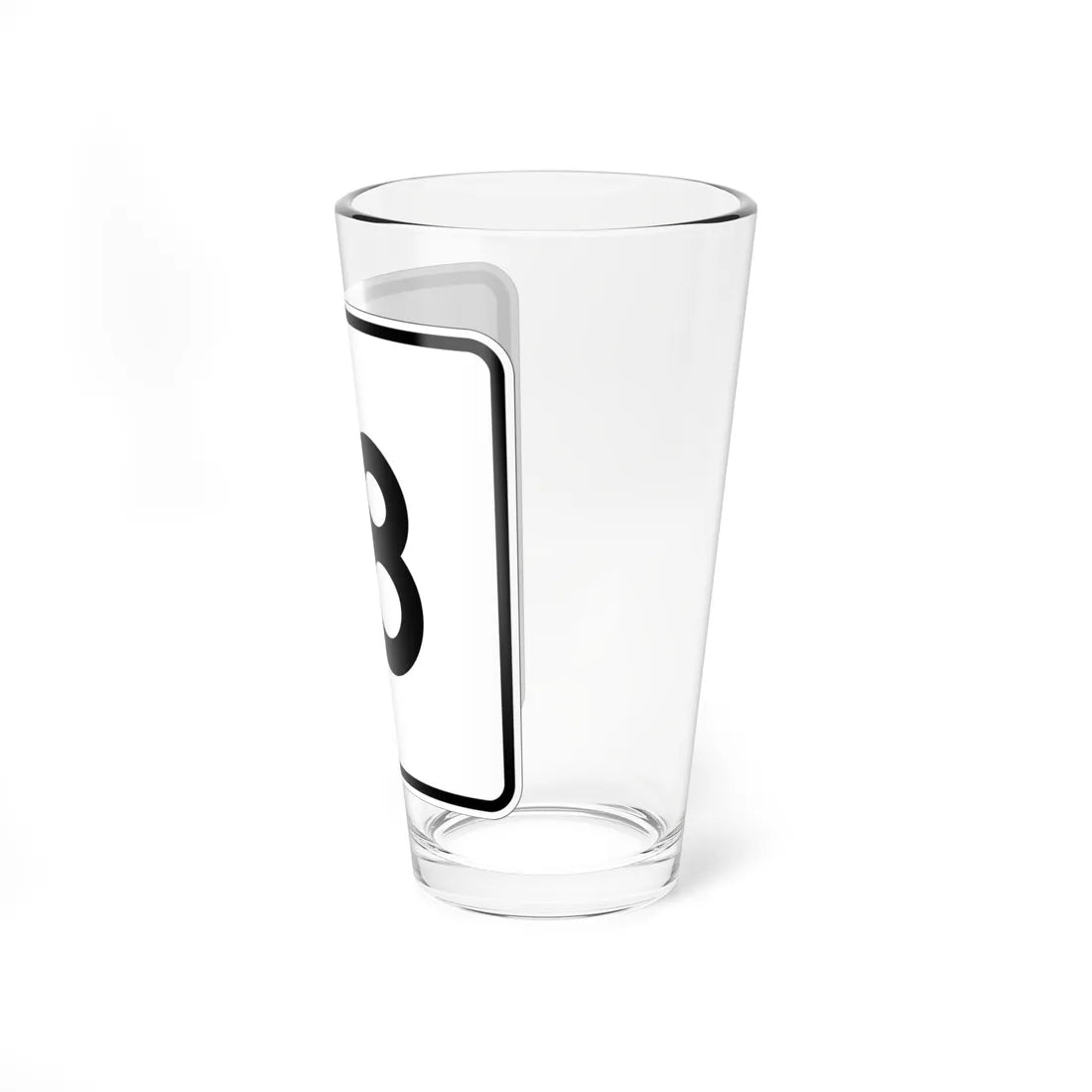 MA Route 18 (Massachusetts) (Road Sign) Pint Glass 16oz - Go Mug Yourself