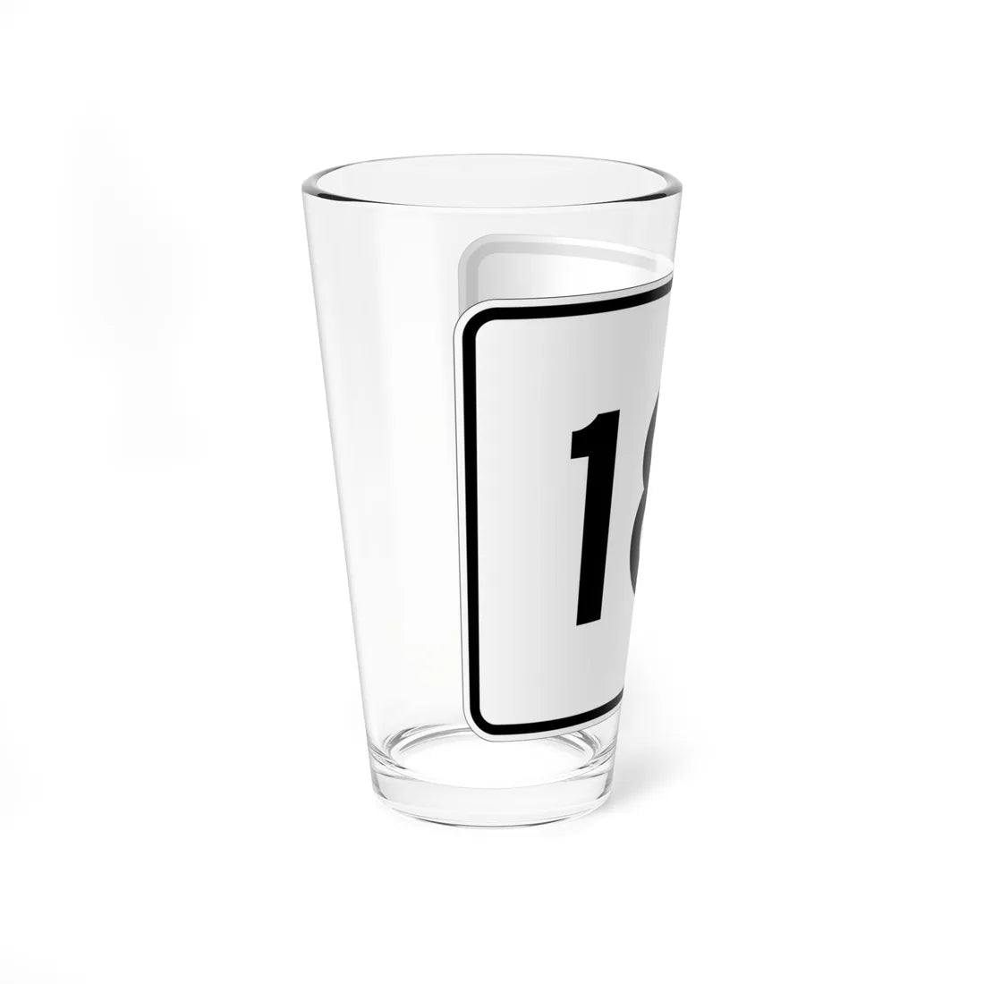 MA Route 181 (Massachusetts) (Road Sign) Pint Glass 16oz - Go Mug Yourself