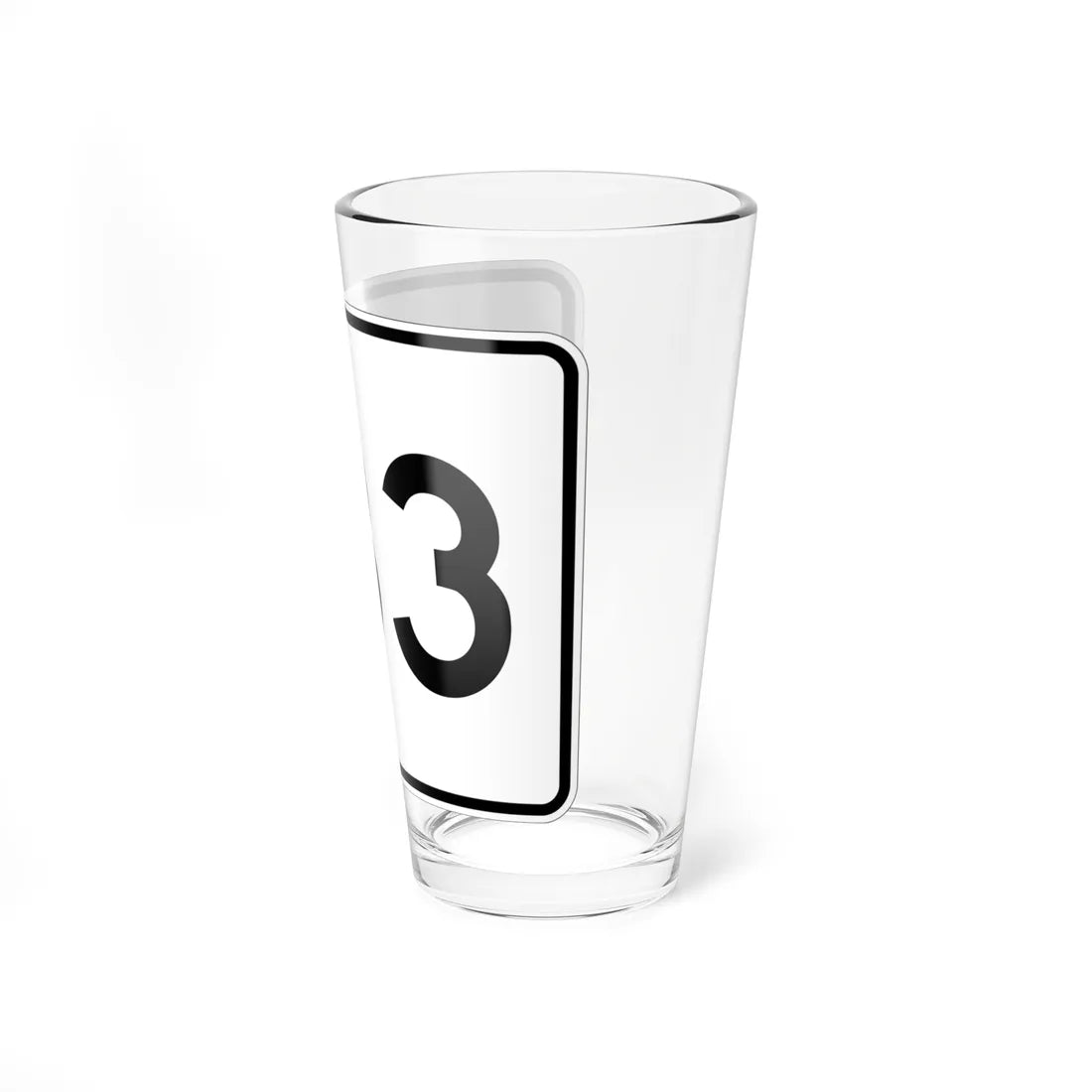 MA Route 183 (Massachusetts) (Road Sign) Pint Glass 16oz - Go Mug Yourself