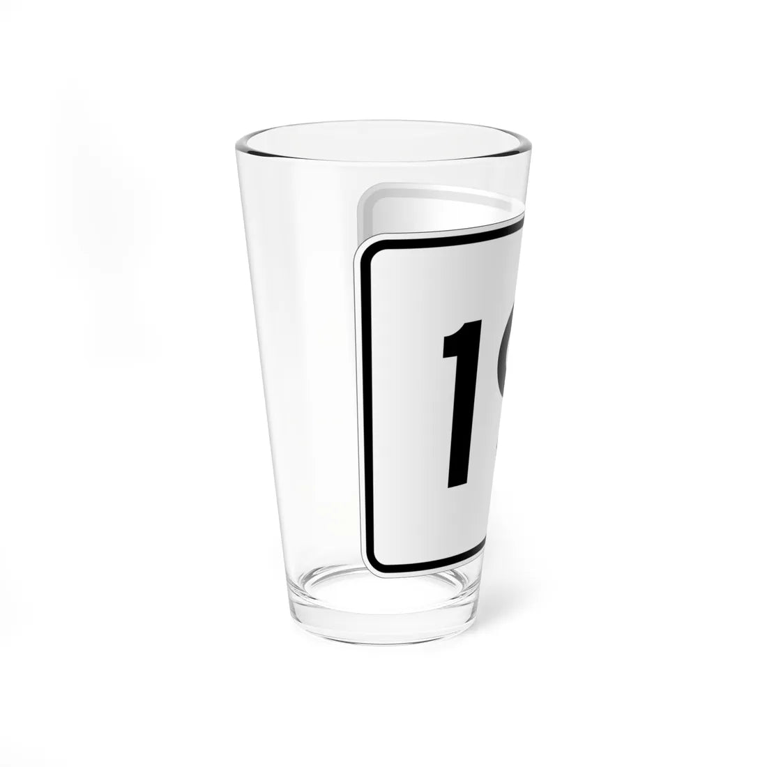 MA Route 191 (Massachusetts) (Road Sign) Pint Glass 16oz - Go Mug Yourself