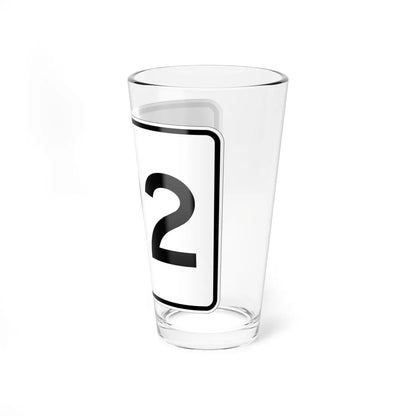 MA Route 192 (Massachusetts) (Road Sign) Pint Glass 16oz - Go Mug Yourself