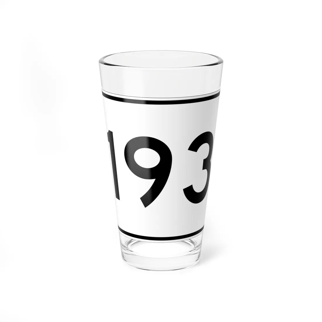 MA Route 193 (Massachusetts) (Road Sign) Pint Glass 16oz - Go Mug Yourself
