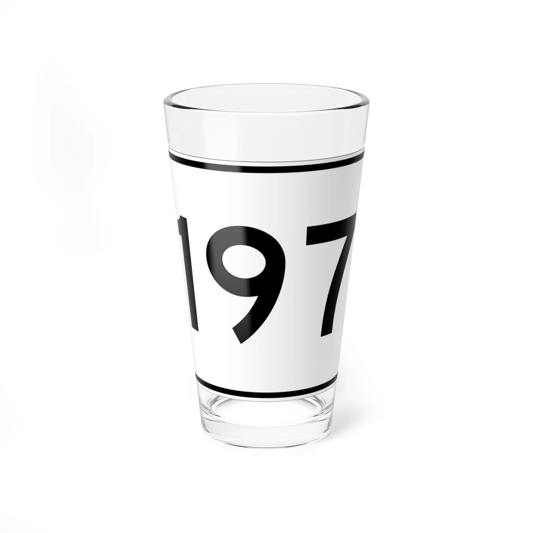 MA Route 197 (Massachusetts) (Road Sign) Pint Glass 16oz 16oz - Go Mug Yourself