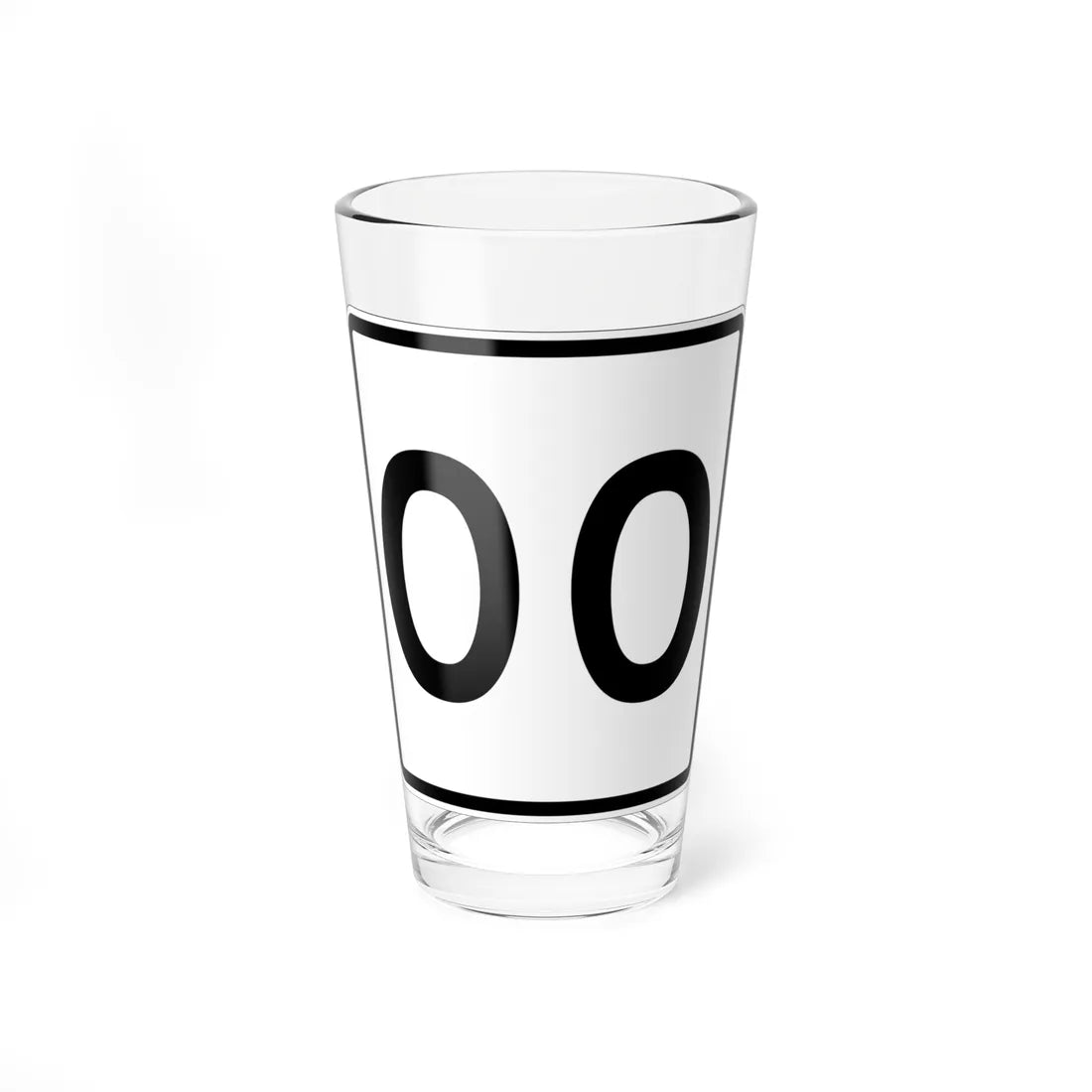 MA Route 2-digit template (Massachusetts) (Road Sign) Pint Glass 16oz 16oz - Go Mug Yourself