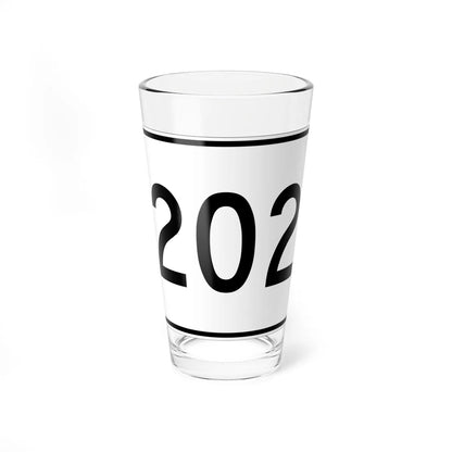 MA Route 202 (Massachusetts) (Road Sign) Pint Glass 16oz 16oz - Go Mug Yourself