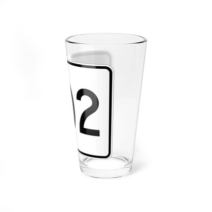MA Route 202 (Massachusetts) (Road Sign) Pint Glass 16oz - Go Mug Yourself