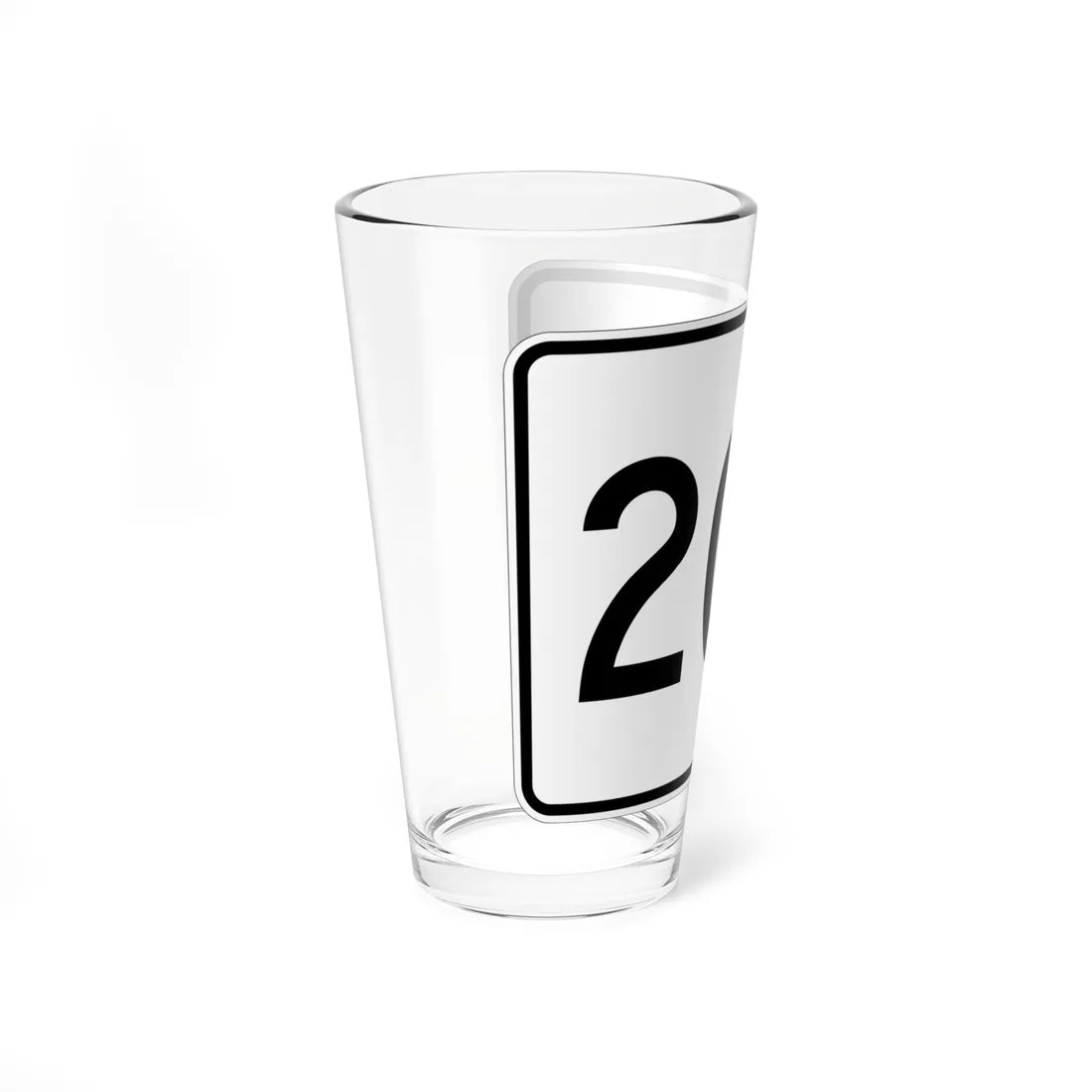 MA Route 205 (Massachusetts) (Road Sign) Pint Glass 16oz - Go Mug Yourself