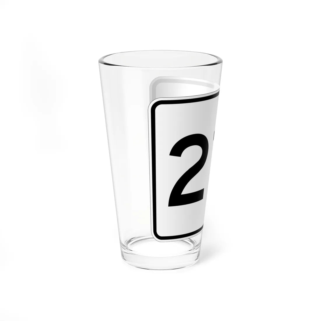 MA Route 210 (Massachusetts) (Road Sign) Pint Glass 16oz - Go Mug Yourself