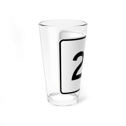 MA Route 211 (Massachusetts) (Road Sign) Pint Glass 16oz - Go Mug Yourself