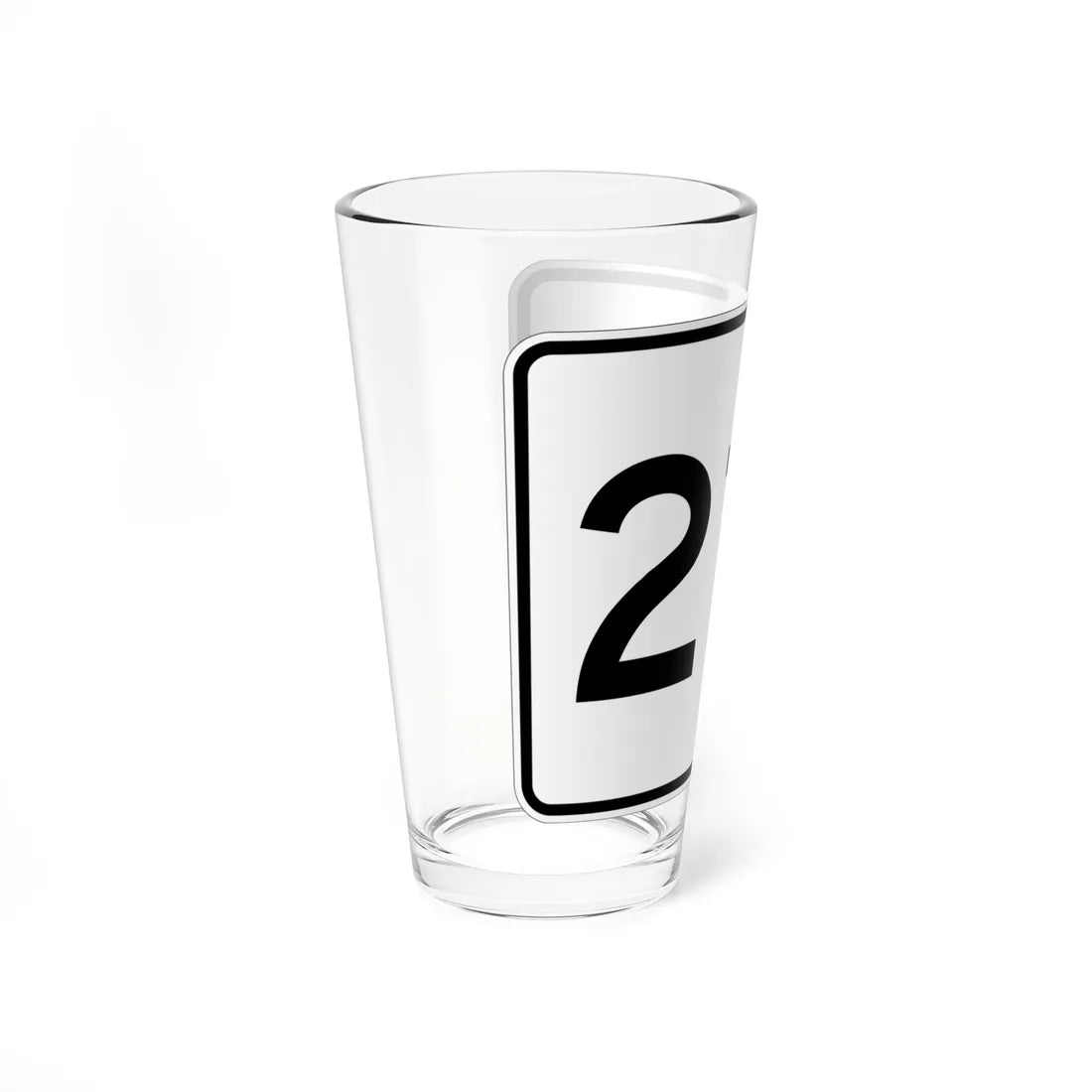 MA Route 218 (Massachusetts) (Road Sign) Pint Glass 16oz - Go Mug Yourself