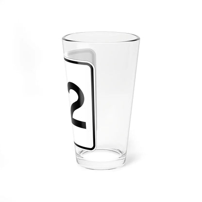 MA Route 22 (Massachusetts) (Road Sign) Pint Glass 16oz - Go Mug Yourself