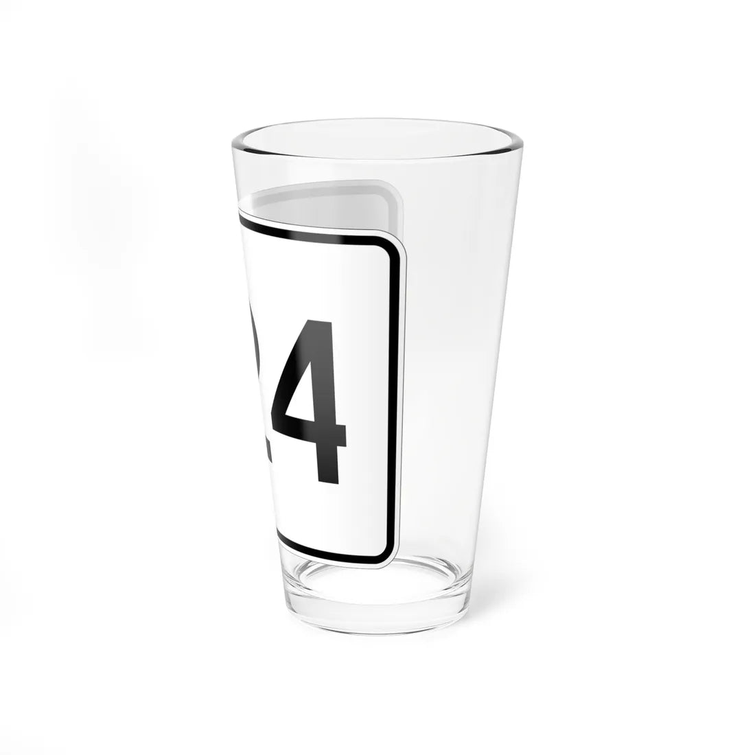 MA Route 224 (Massachusetts) (Road Sign) Pint Glass 16oz - Go Mug Yourself