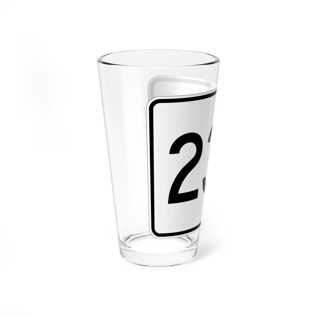 MA Route 230 (Massachusetts) (Road Sign) Pint Glass 16oz - Go Mug Yourself
