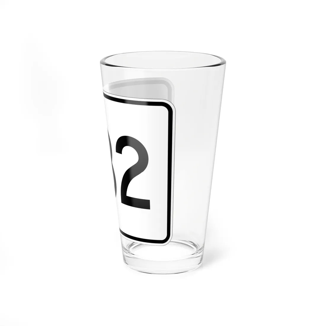 MA Route 232 (Massachusetts) (Road Sign) Pint Glass 16oz - Go Mug Yourself