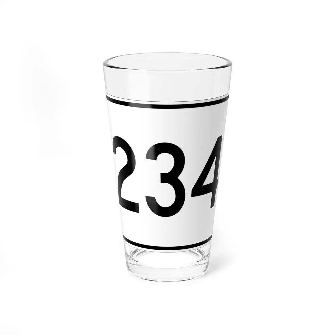 MA Route 234 (Massachusetts) (Road Sign) Pint Glass 16oz - Go Mug Yourself