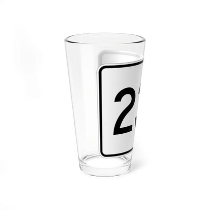 MA Route 235 (Massachusetts) (Road Sign) Pint Glass 16oz - Go Mug Yourself