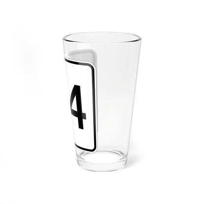 MA Route 24 (Massachusetts) (Road Sign) Pint Glass 16oz - Go Mug Yourself