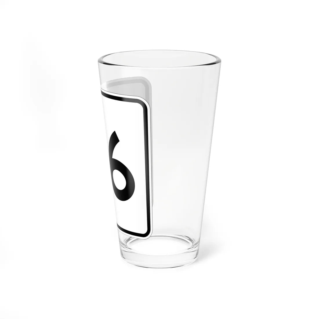 MA Route 26 (Massachusetts) (Road Sign) Pint Glass 16oz - Go Mug Yourself