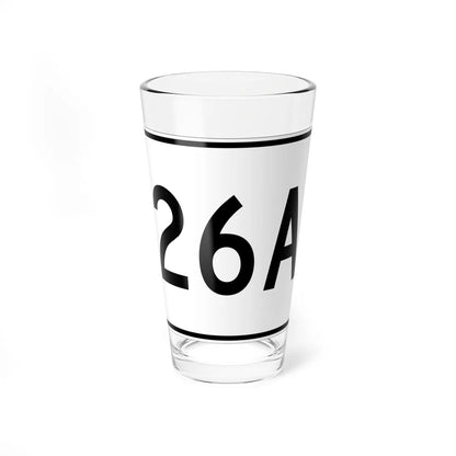 MA Route 26A (Massachusetts) (Road Sign) Pint Glass 16oz 16oz - Go Mug Yourself