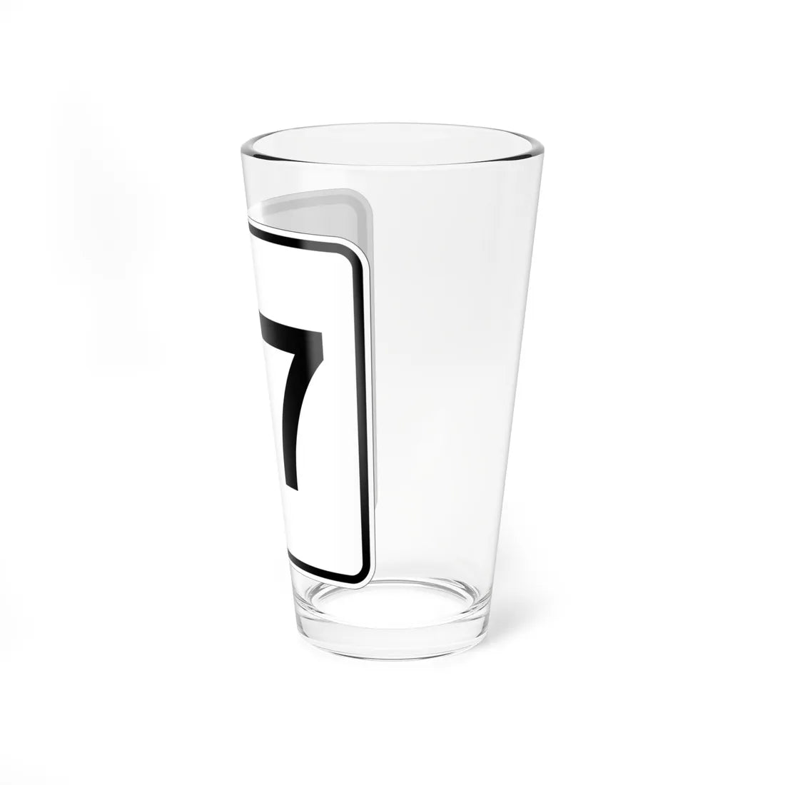 MA Route 27 (Massachusetts) (Road Sign) Pint Glass 16oz - Go Mug Yourself