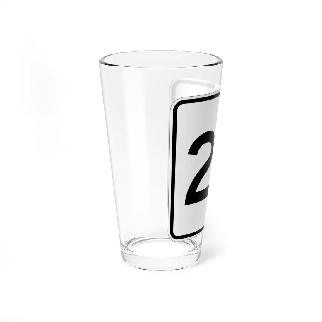 MA Route 28 (Massachusetts) (Road Sign) Pint Glass 16oz - Go Mug Yourself