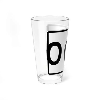 MA Route 3-digit template (Massachusetts) (Road Sign) Pint Glass 16oz - Go Mug Yourself