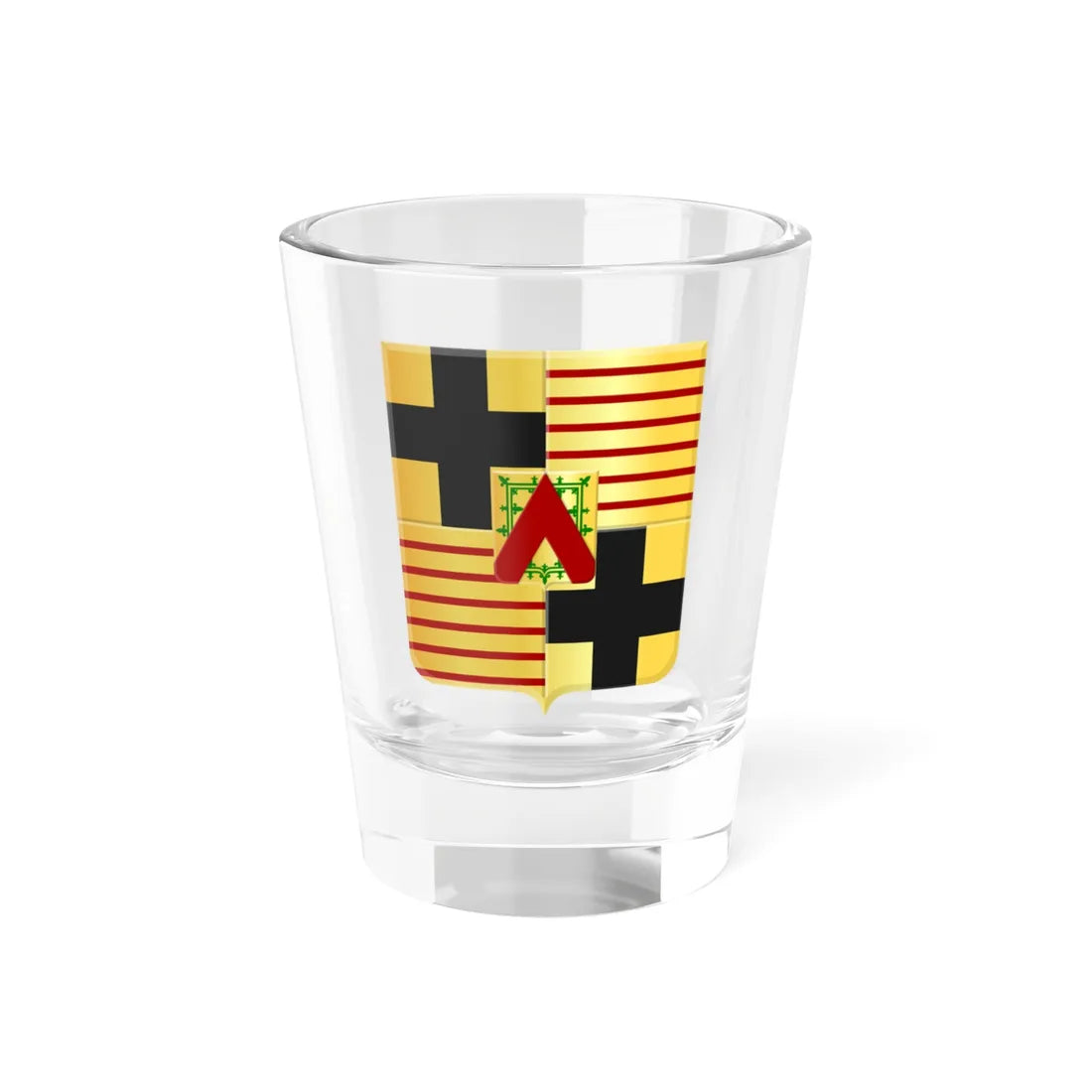 Maarkedal wapen (Belgium) (Coat of Arms) Shot Glass 1.5oz 1.5oz - Go Mug Yourself