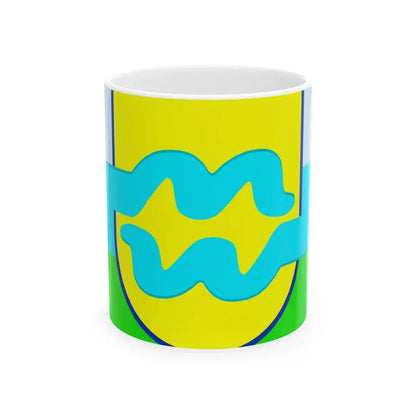 Maas en Waal vlag (Netherlands) White Coffee Mug 11oz - Go Mug Yourself