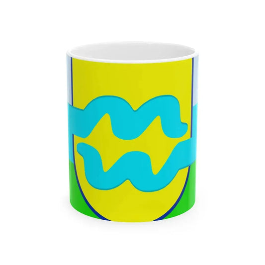 Maas en Waal vlag (Netherlands) White Coffee Mug 11oz - Go Mug Yourself