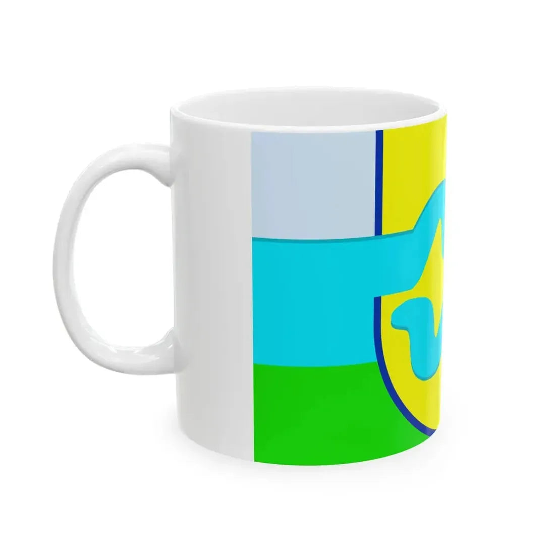 Maas en Waal vlag (Netherlands) White Coffee Mug - Go Mug Yourself