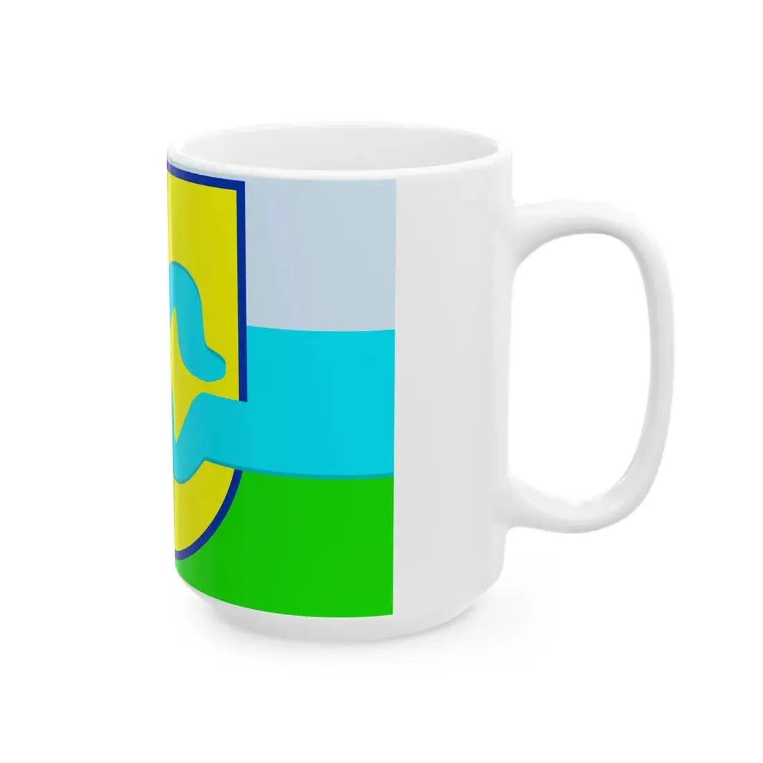 Maas en Waal vlag (Netherlands) White Coffee Mug - Go Mug Yourself