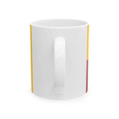 Maasmechelen vlag (Belgium) White Coffee Mug - Go Mug Yourself