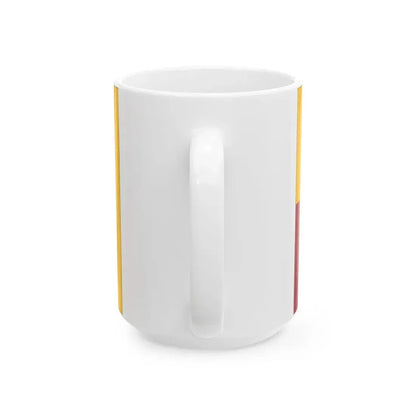 Maasmechelen vlag (Belgium) White Coffee Mug - Go Mug Yourself