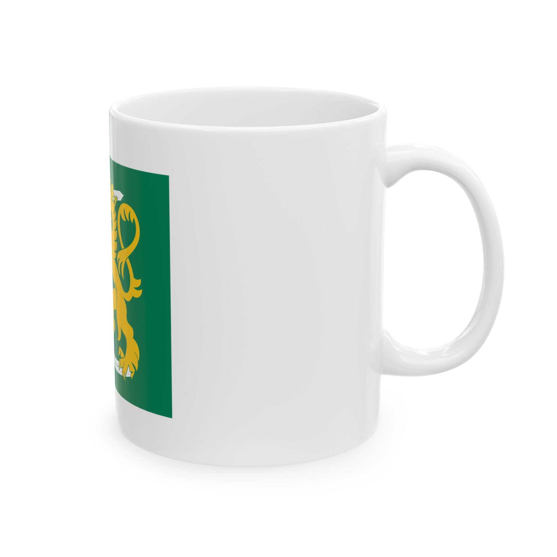 Maasotakoulun lippu (Finland) White Coffee Mug-Go Mug Yourself