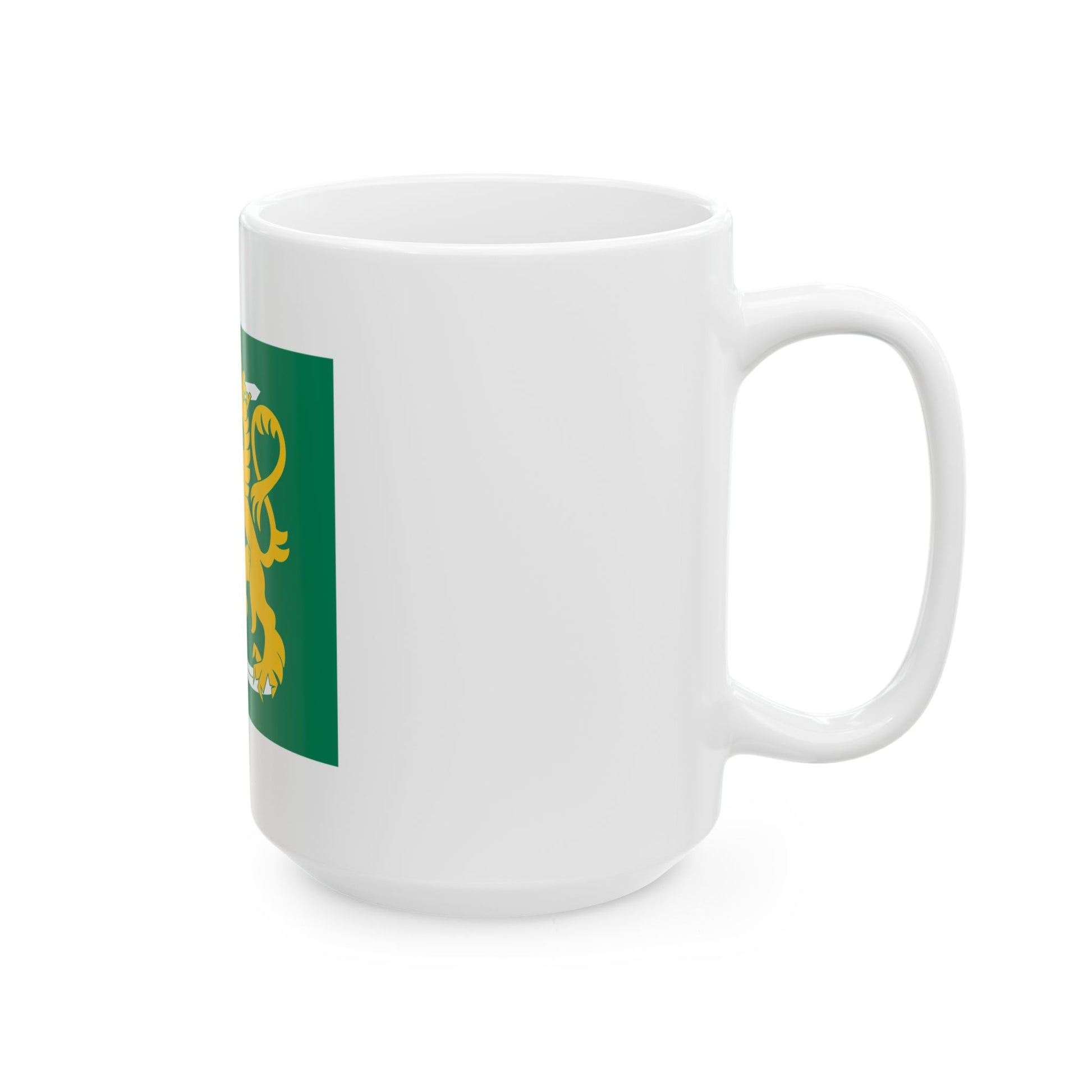 Maasotakoulun lippu (Finland) White Coffee Mug-Go Mug Yourself