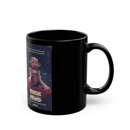 MAC AND ME (VHS COVER) - Black Coffee Mug-Go Mug Yourself