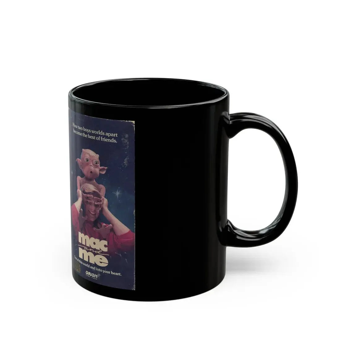 MAC AND ME (VHS COVER) - Black Coffee Mug - Go Mug Yourself
