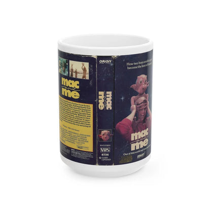 MAC AND ME (VHS COVER) - White Coffee Mug-15oz-Go Mug Yourself