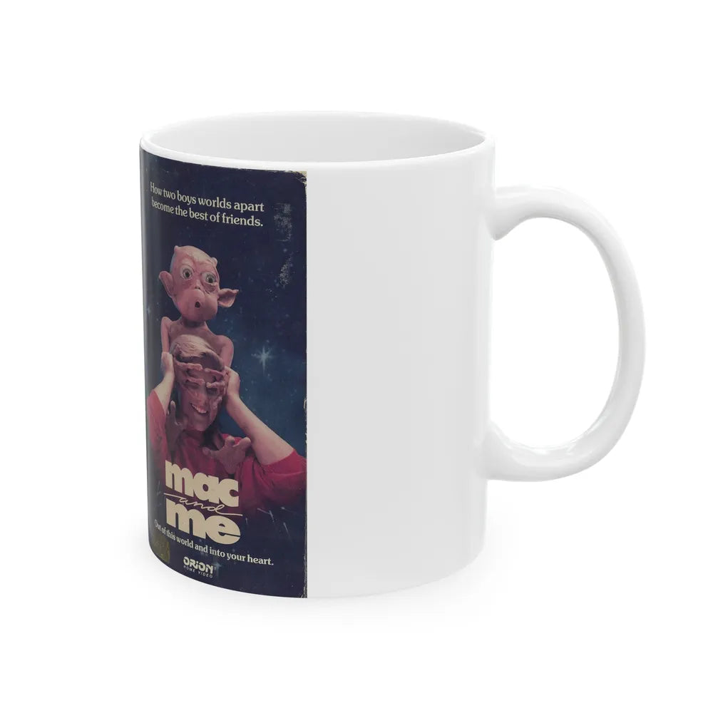 MAC AND ME (VHS COVER) - White Coffee Mug-Go Mug Yourself