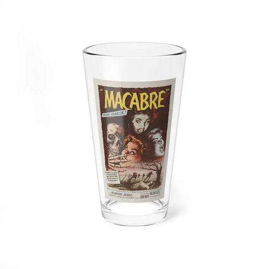 MACABRE 1958 Movie Poster - Pint Glass 16oz 16oz - Go Mug Yourself