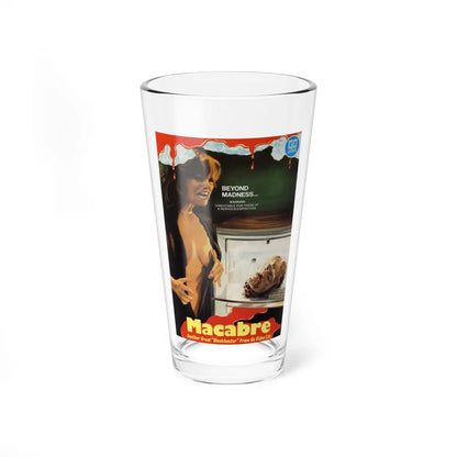 MACABRE (FROZEN TERROR) 1980 Movie Poster - Pint Glass 16oz-16oz-Go Mug Yourself