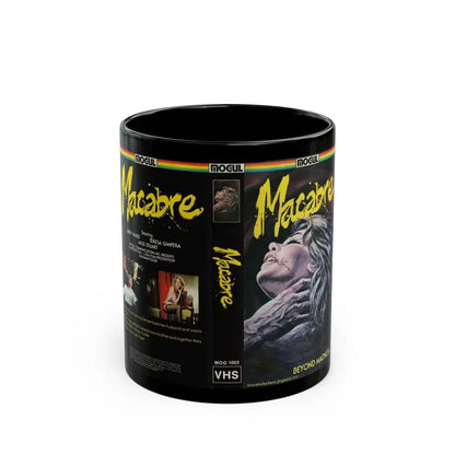 MACABRE (VHS COVER) - Black Coffee Mug 11oz - Go Mug Yourself